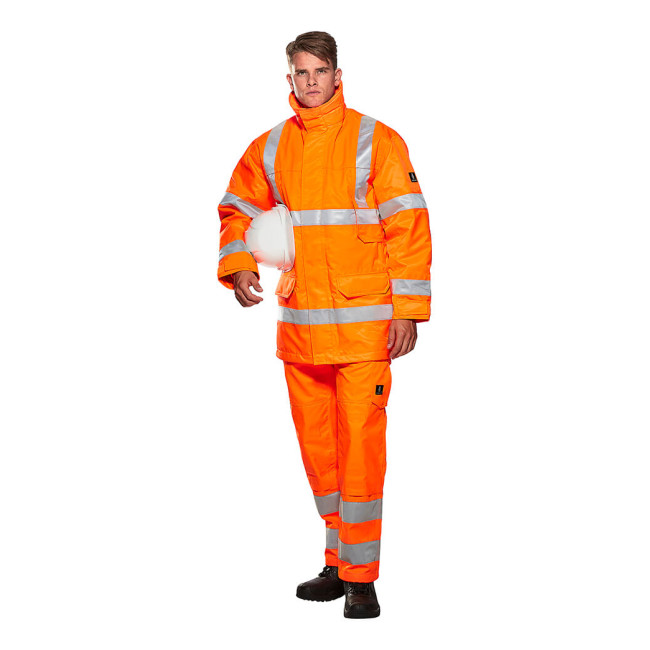 Broek met kniebeschermers zakken GERALDTON Oranje - Mascot