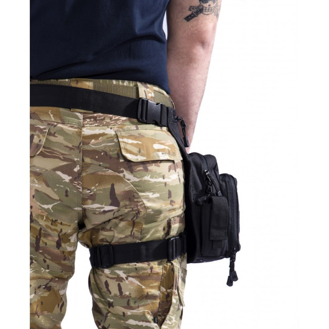 Dijbeenholster Max-S 2.0 Zwart - Pentagon