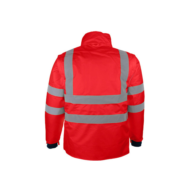 Parka 4 en 1 haute visibilité rouge - Singer Safety