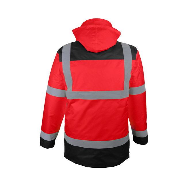 Parka 4 en 1 haute visibilité rouge - Singer Safety