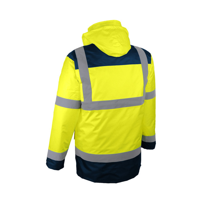 4-in-1 Warnschutz-Parka gelb - Singer Safety