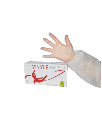 Boîte de 100 gants vinyle non poudrés Premium CE2777 - Médiprotec
