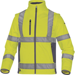 Vest softshell Hoge zichtbaarheid Geel - Delta Plus