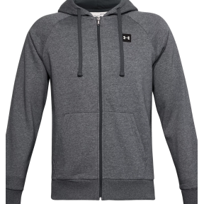 Under Armour Rival Fleece Full Zip Kapuzenpullover Grau
