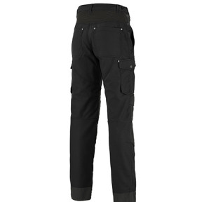 PANTALON H POCHES TAILLE VOLANTES ROTOR NOIR - Lafont