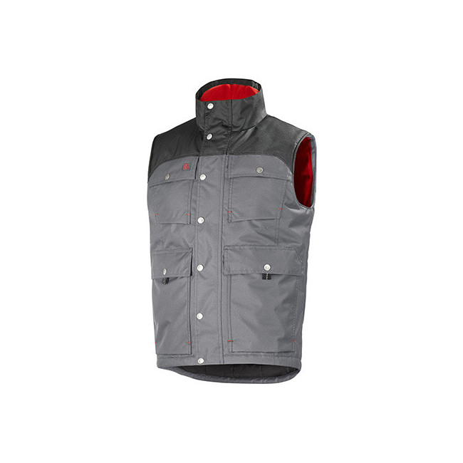 BODY-WARMER SHOVEL STAAL / ZWART - Lafont