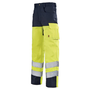 Hochsichtbare Hose Iris (EJ 82) gelb und marineblau - Lafont