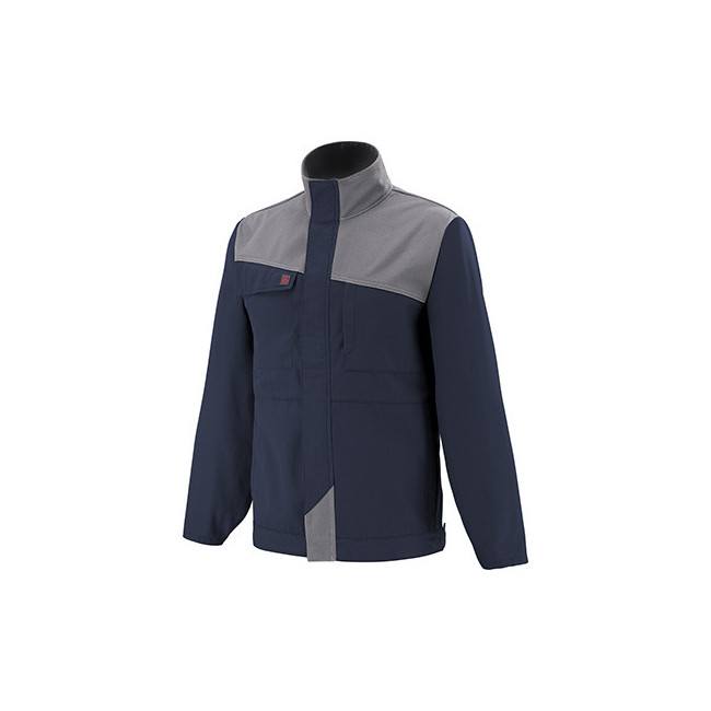 Arbeitsjacke Granat Marine / Mineral Grau - Lafont