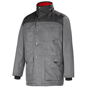 Parka Chuck stalowa i czarna - Lafont