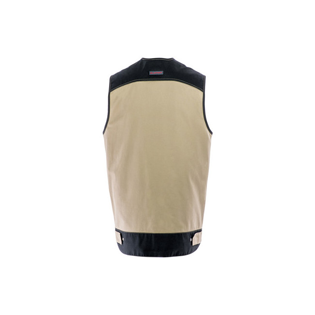 Arbeitsgilet Trowel Beige / Schwarz - Lafont