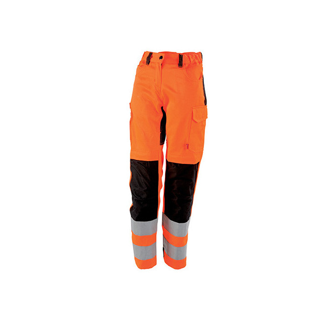 PANTALON FEMME TARA ORANGE HIVI / NOIR - Lafont