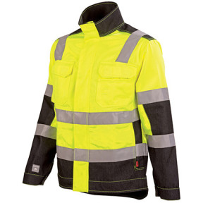 Arbeitsbluse Lux HV Gelb / Schwarz - Lafont