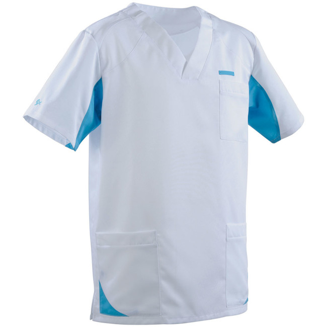 Herenshirt Sandro wit en blauw - Lafont
