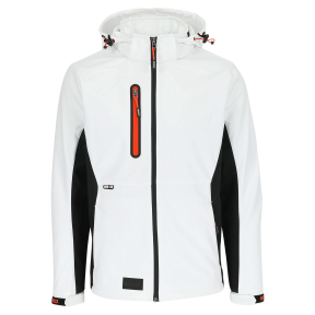Softshell met capuchon TRYSTAN Wit - Herock