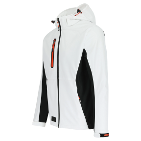 TRYSTAN Softshell-Jacke mit Kapuze Weiß - Herock