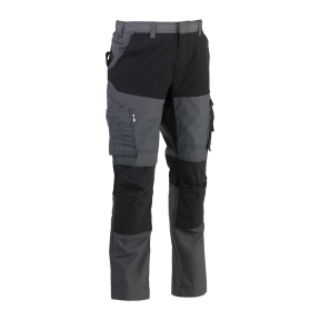 Pantalon de travail multipoches HECTOR Anthracite/Noir - Herock