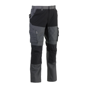 Pantalon de travail multipoches HECTOR Anthracite/Noir - Herock