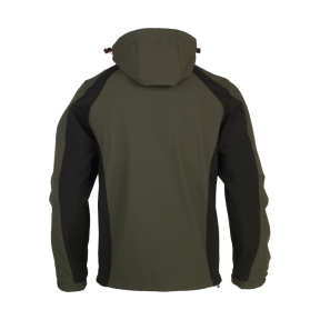 Softshell z kapturem TRYSTAN Dark Kaki/Czarny - Herock