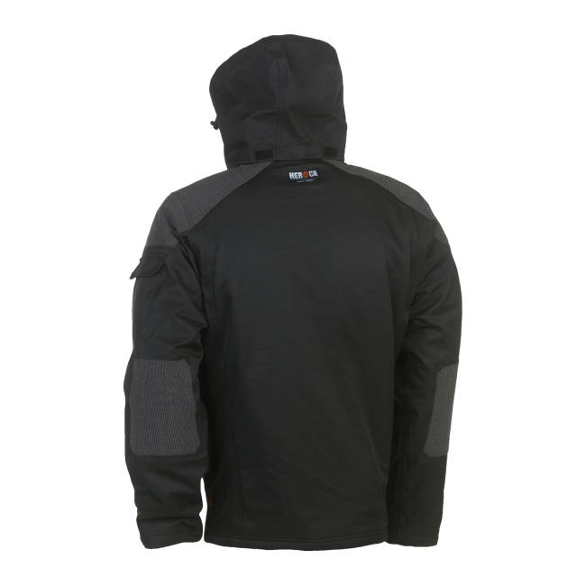 Wasserdichte Arbeitsjacke mit vielen Taschen PERSIA Schwarz - Herock
