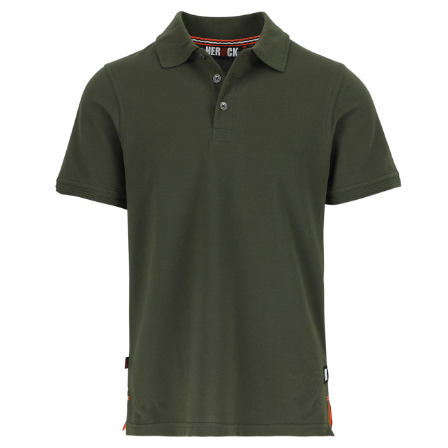 Kurzarm-Poloshirt Levi Grün - Herock