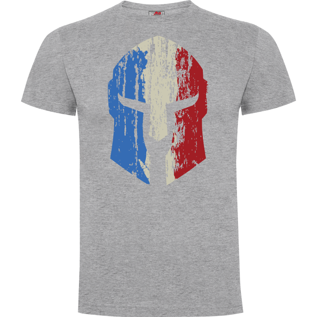 Spartan Tricolor T-Shirt Grau meliert - Army Design by Summit Outdoor