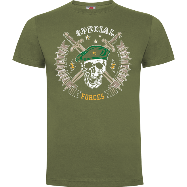 T-shirt Groen Special forces - Army Design by Summit Outdoor