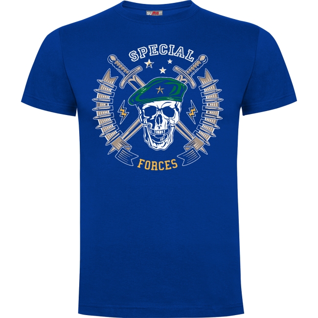 T-shirt Special forces Niebieski królewski - Army Design by Summit Outdoor