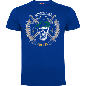 Tee-shirt Special forces Bleu royal - Army Design by Summit Outdoor