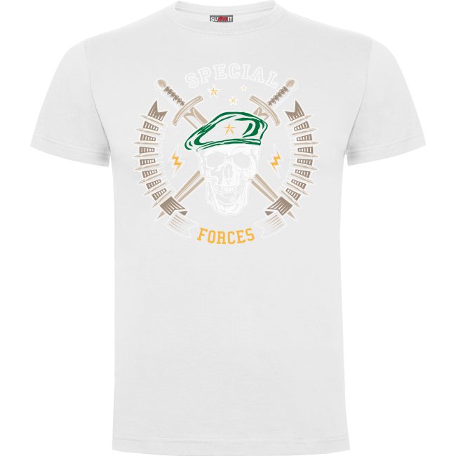 Tee-shirt Special forces Blanc - Army Design by Summit Outdoor