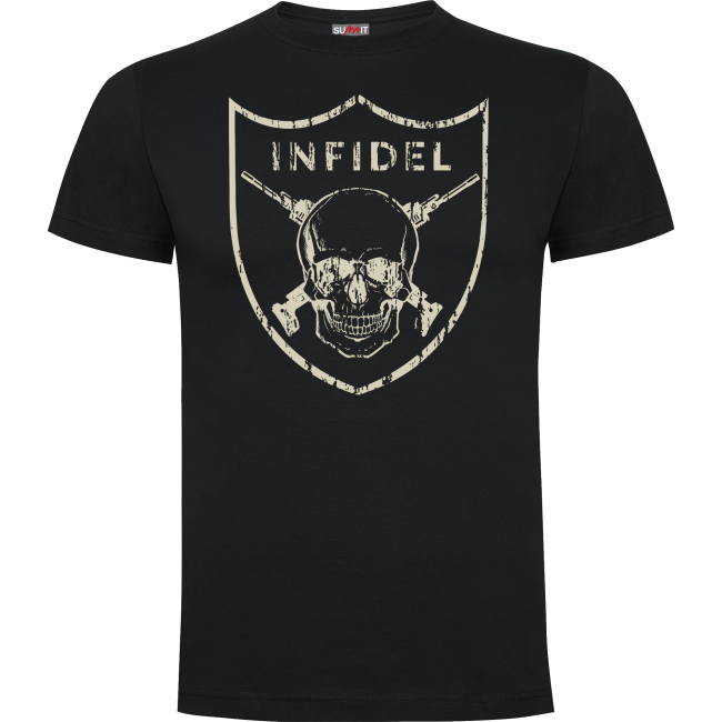 T-shirt INFIDEL 100% bawełna - Army Design by Summit Oudoor