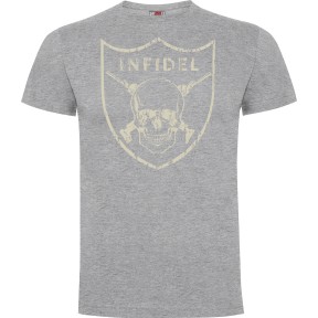 T-shirt Infidel Grijs Gemêleerd - Army Design by Summit Outdoor
