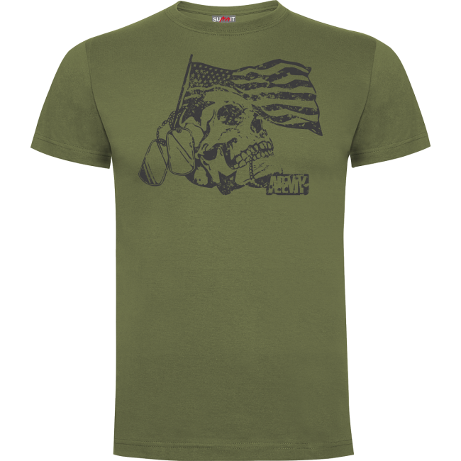 Tee-shirt DEATH FOR NATION 100% coton - Army Design by Summit Outdoor Tee-shirt DEATH FOR NATION 100% coton - Army Design by Summit Outdoor