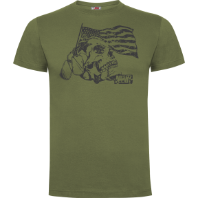 T-Shirt DEATH FOR NATION 100% Baumwolle - Army Design von Summit Outdoor