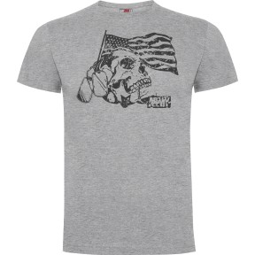 Tee-shirt Death for Nation Gris Chiné - Army Design by Summit Outdoor