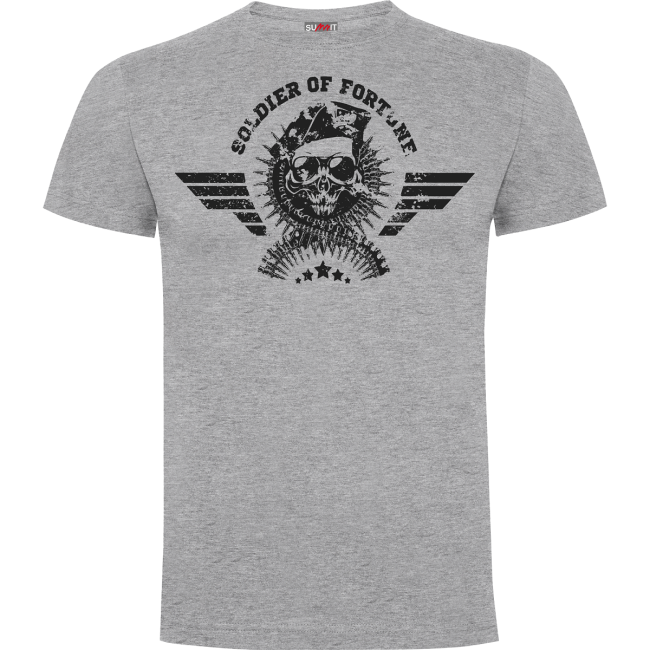 Tee-shirt Soldier of Fortune Gris Chiné - Army Design by Summit Outdoor