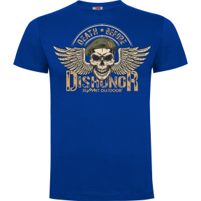 Tee-shirt Bleu Royal Dishonor - Army Design by Summit Outdoor