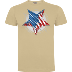 T-Shirt US-Stern Sand - Army Design von Summit Outdoor