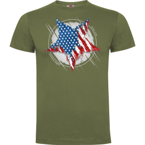T-Shirt Grün US-Armee Stern - Army Design von Summit Outdoor