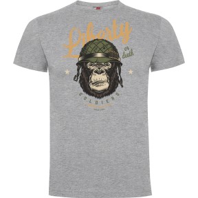 T-Shirt Liberty or Death Grau meliert - Army Design by Summit Outdoor