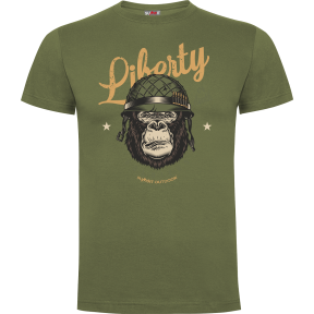 Tee-shirt Vert Liberty or Death - Army Design by Summit Outdoor