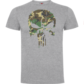Koszulka Punisher woodland Szary Melanż - Army Design by Summit Outdoor