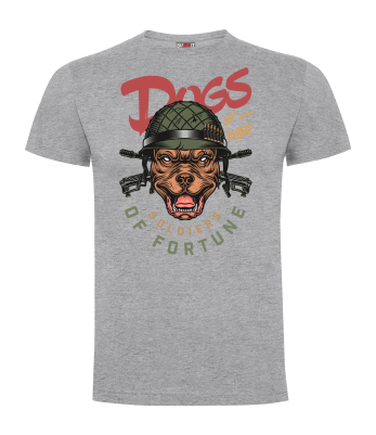 Tee-shirt Dogs of war Gris Chiné - Army Design by Summit Outdoor