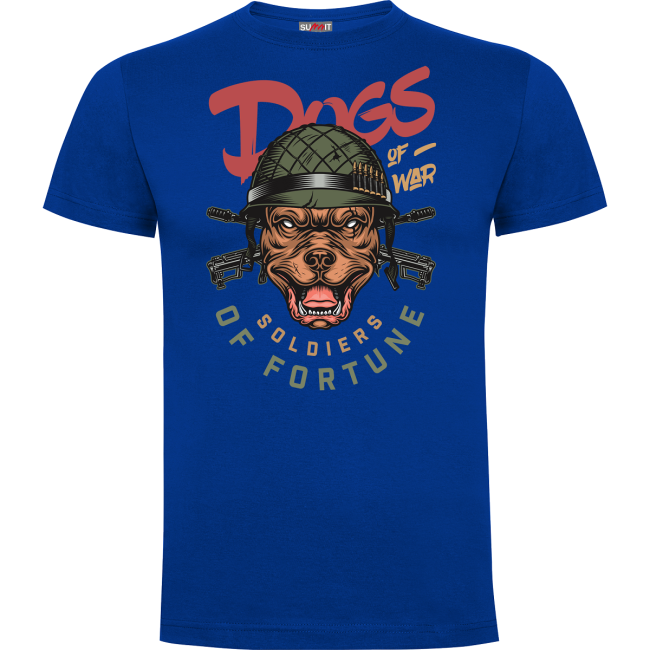 Tee-shirt Dogs of war Bleu royal - Army Design by Summit Outdoor