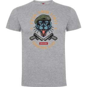 Tee-shirt Push your limit tiger Gris Chiné - Army Design by Summit Outdoor