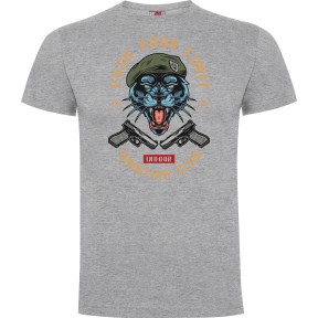 Tee-shirt Push your limit tiger Gris Chiné - Army Design by Summit Outdoor