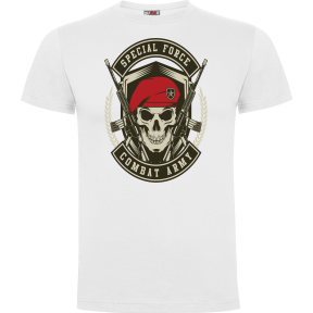 T-shirt Wit Combat Army - Army design by Summit Outdoor