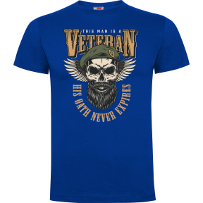 T-Shirt His oath never expires Königsblau - Army Design by Summit Outdoor