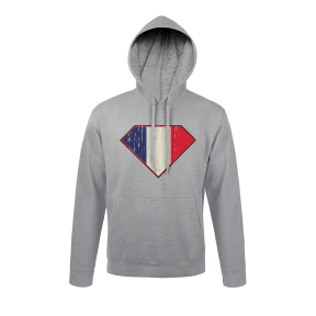 Sweatshirt Szary melanż Superfrench - Army Design by Summit Outdoor