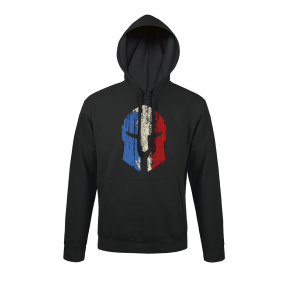 Sweat-shirt noir à capuche Spartan - Army Design by Summit Outdoor