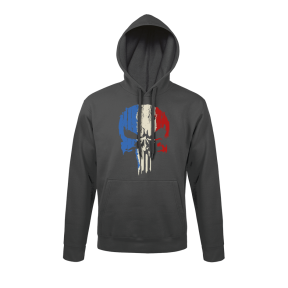 Sweatshirt Antracietgrijs Punisher Tricolore - Army Design by Summit Outdoor